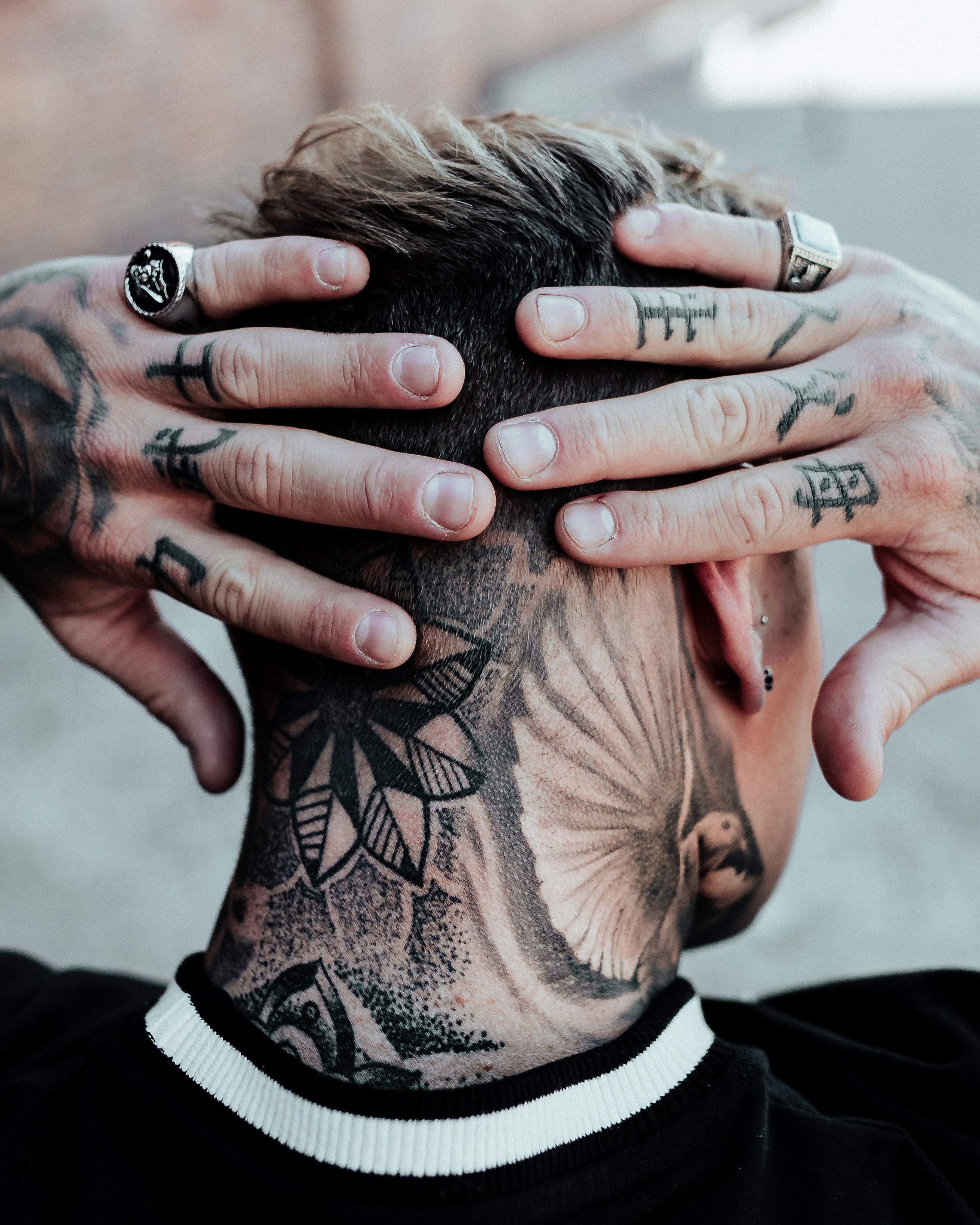 Full Neck Tattoos For Men